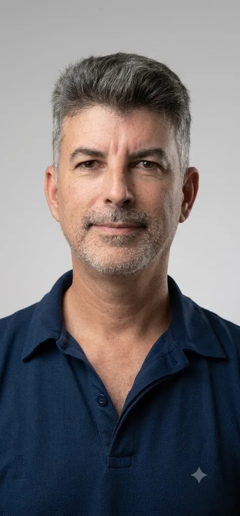 Retrato de Hugo Macias.